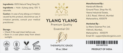 AVD Organics Sweet Orange Essential Oil 100ml - Pure, Natural, Cold Pressed & Undiluted -Use in Aromatherapy Diffusers for Mood Lifting - 3.38 fl. Oz