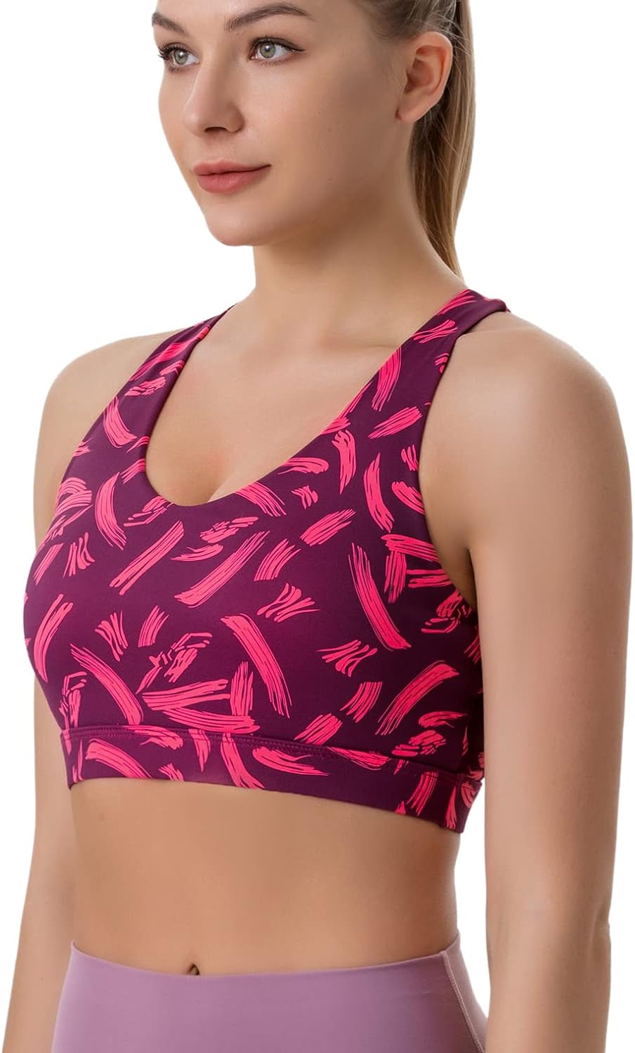 RUNNING GIRL womens Full Coverage Women's Plus Sports Bras