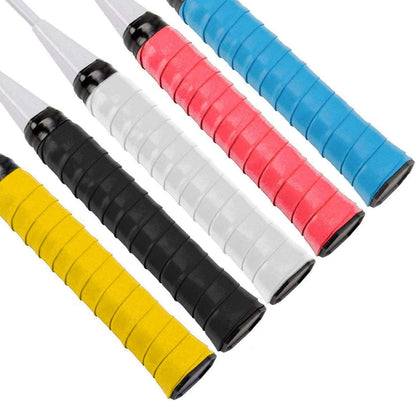 10-Pack Overgrip Racket Handle Grip Tape for Tennis, Badminton and Pickleball 5 Colors Includes 10 Rolls Racket Grips