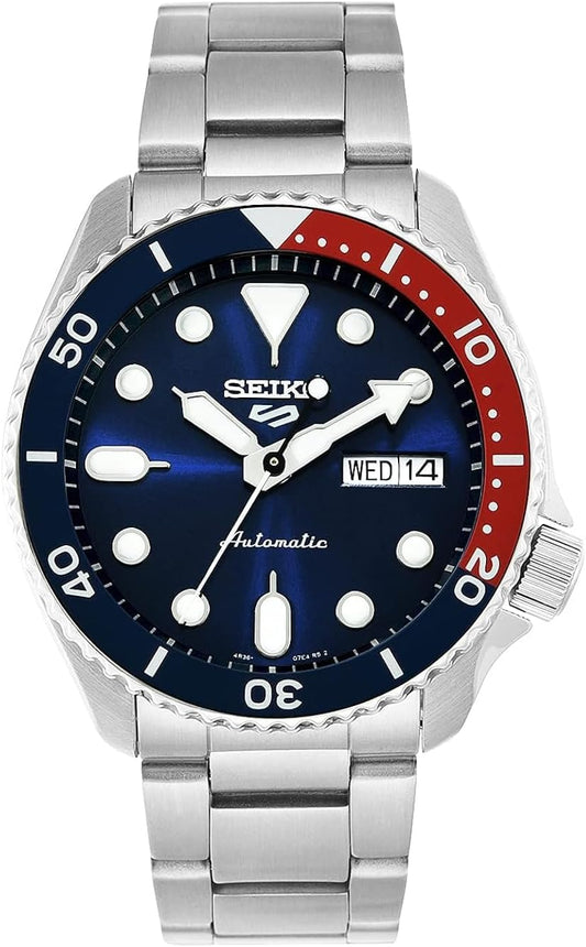 Seiko Men's Analogue Automatic Watch Seiko 5 Sports, Blue, Srpd5 Analgoue, 3K1