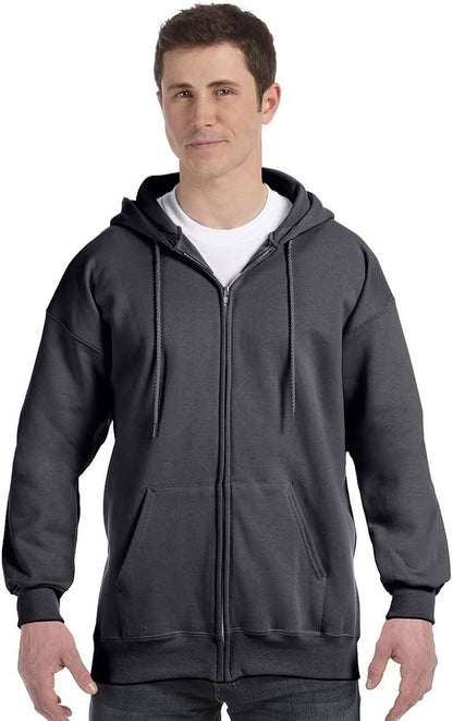 Hanes Men's Full Zip Ultimate Heavyweight Hoodie