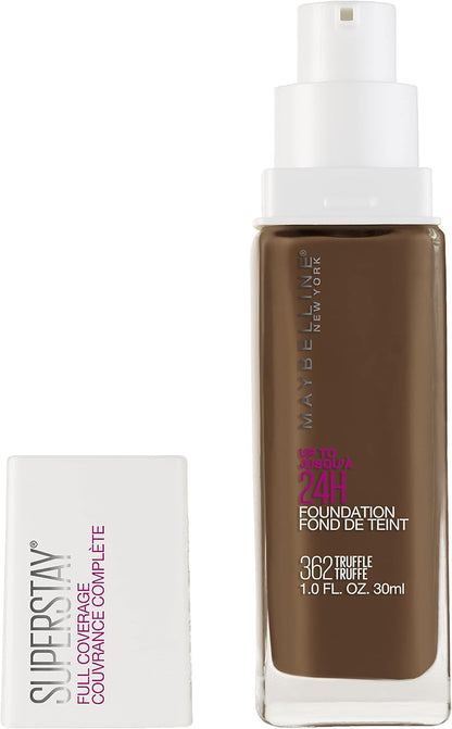 Maybelline Super Stay Full Coverage Liquid Foundation Makeup, Porcelain