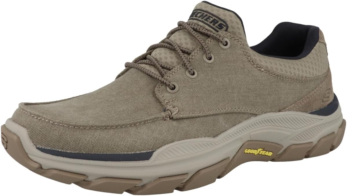 Skechers USA Men's Respected - Loleto mens Moc Toe Bungee Lace Slip On