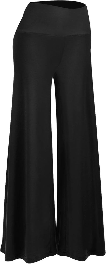 Arolina Women's Stretchy Wide Leg Palazzo Lounge Pants Casual Comfy High Waist Palazzo Pants