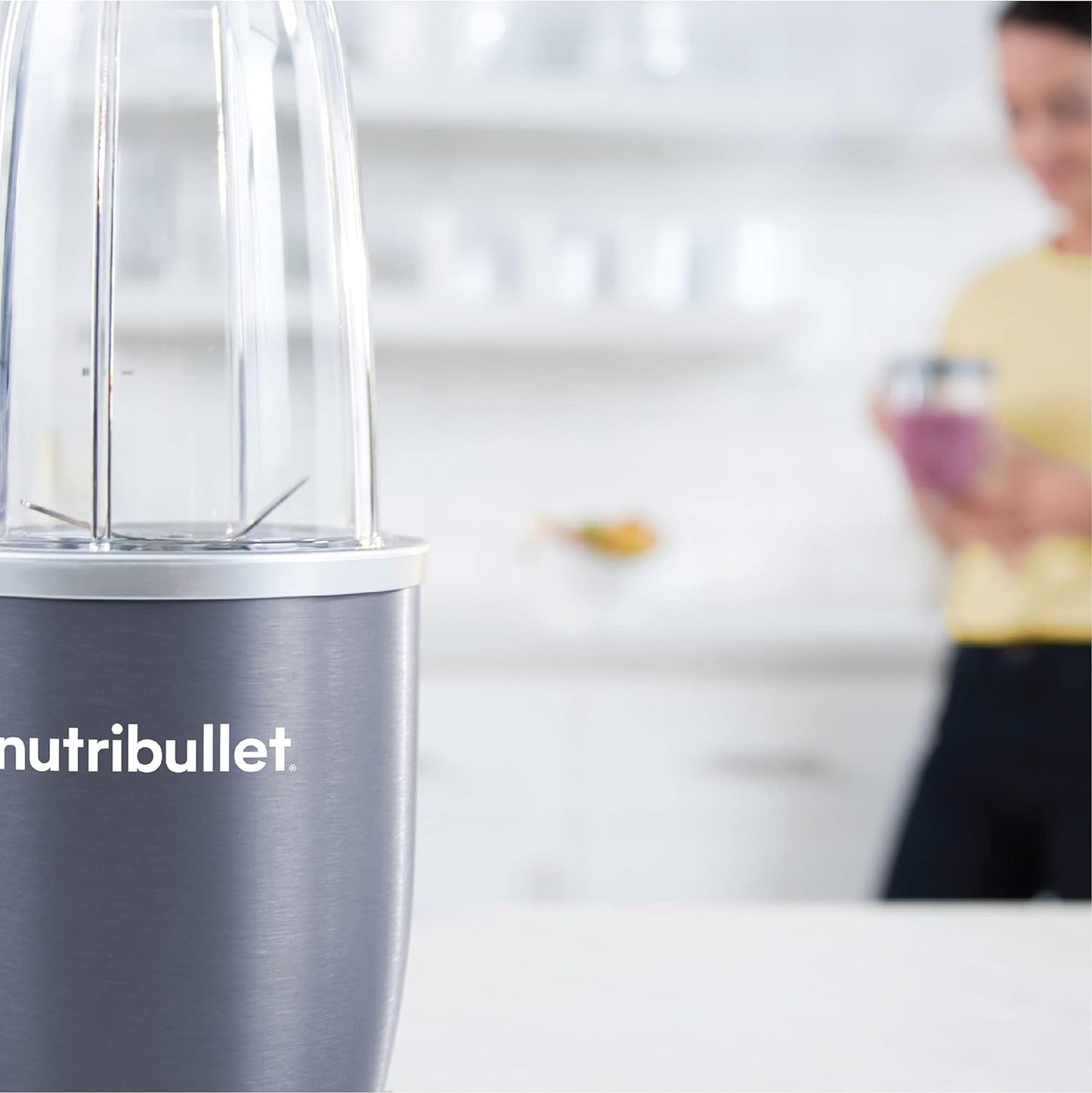 NutriBullet Grey Countertop Blender 600 Watt , NB-101B , "2 year Warranty"