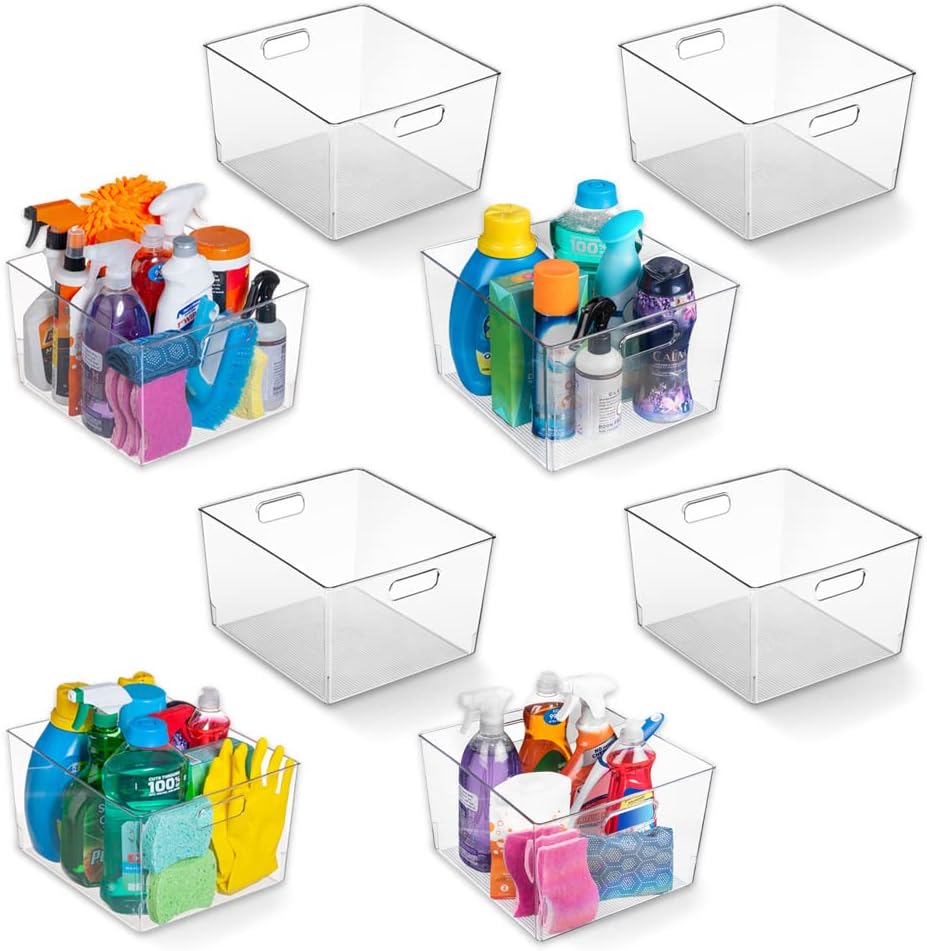 CLEARSPACE Plastic Storage Bins