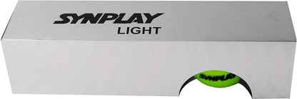 Synplay - Ss00160 Rubber Light Weight Tennis Cricket Ball, Standard (Fluorescent)