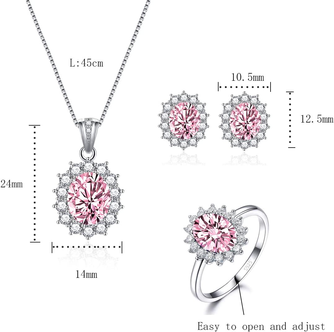 Sterling silver Necklace and 2024 ring set