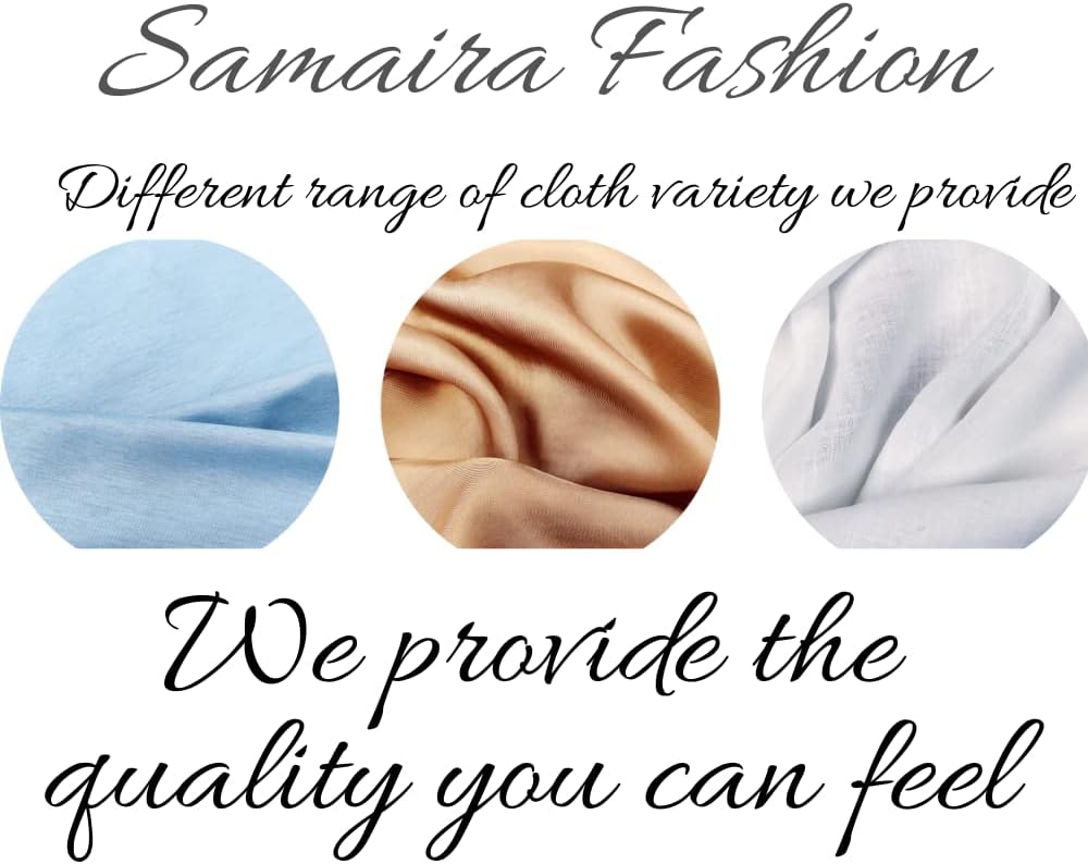 Samaira Fashion Prayer Dress for Women Dubai Kaftan Farasha Caftan Long Maxi Dress Long Sleeves Evening Dress Abayas for Women Muslim