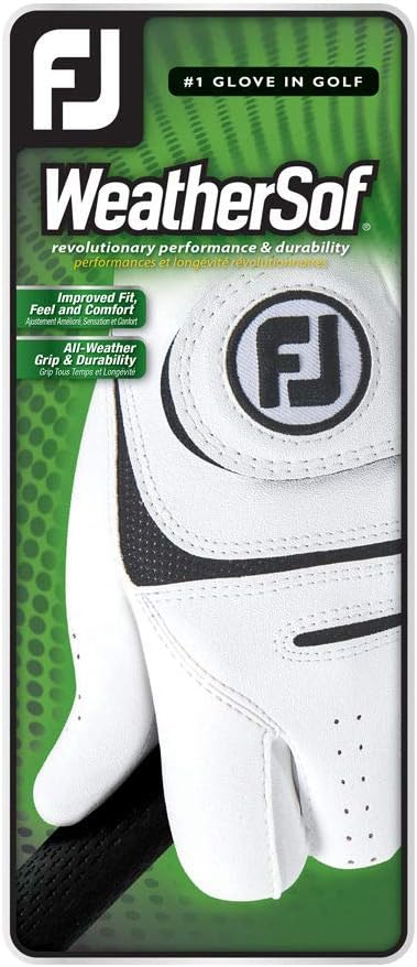 FootJoy Men's WeatherSof Golf Glove (White)