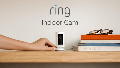 Ring Indoor Cam Plug-In by Amazon | Wi-Fi smart indoor home security camera, two-way talk, full HD live video motion detection, night vision | With 30-day free trial of Ring Protect Plan | Black