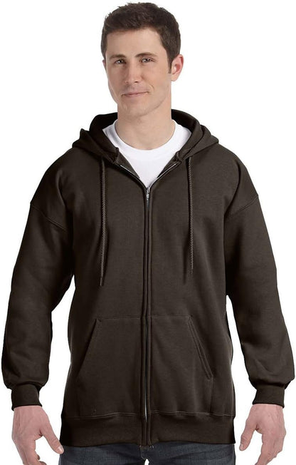 Hanes Men's Full Zip Ultimate Heavyweight Hoodie