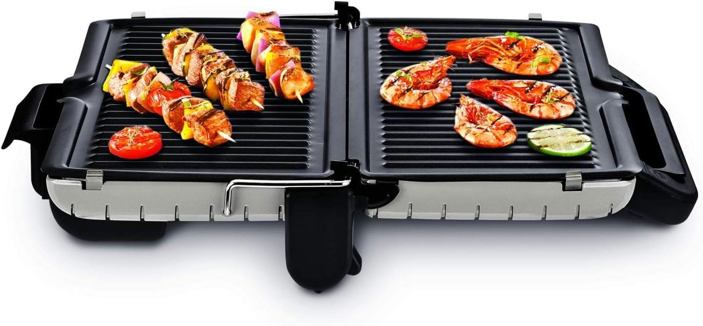 Tefal indoor Electric Grill, Optigrill Plus/BBQ. With snacking and baking accessory, GC715D28