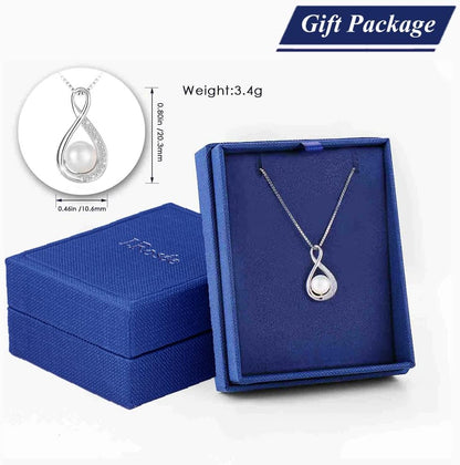 Swarovski Elements 925 Sterling Silver Pendent Necklace for Women Gift JRosee Jewelry