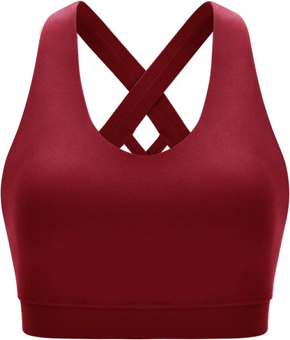 RUNNING GIRL womens Full Coverage Women's Plus Sports Bras