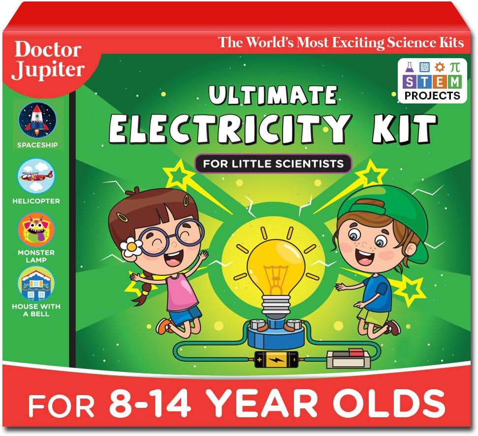 Doctor Jupiter Toy Science Kit For Kids Ages 7-8-11-14|Birthday Gifts for Girls & Boys 7,8,9,10,11,12,13,14 Years Old| Learning & Educational Stem Toys for Children