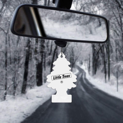 Little Trees Air Freshener Tree MTZ04 Black Ice Fragrance For Car Home Boat Caravan - Six Pack