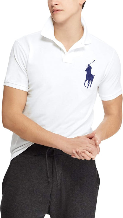 POLO RALPH LAUREN Polo Shirt Classic Custom Fit Short Sleeve Mesh Polo Shirt mens