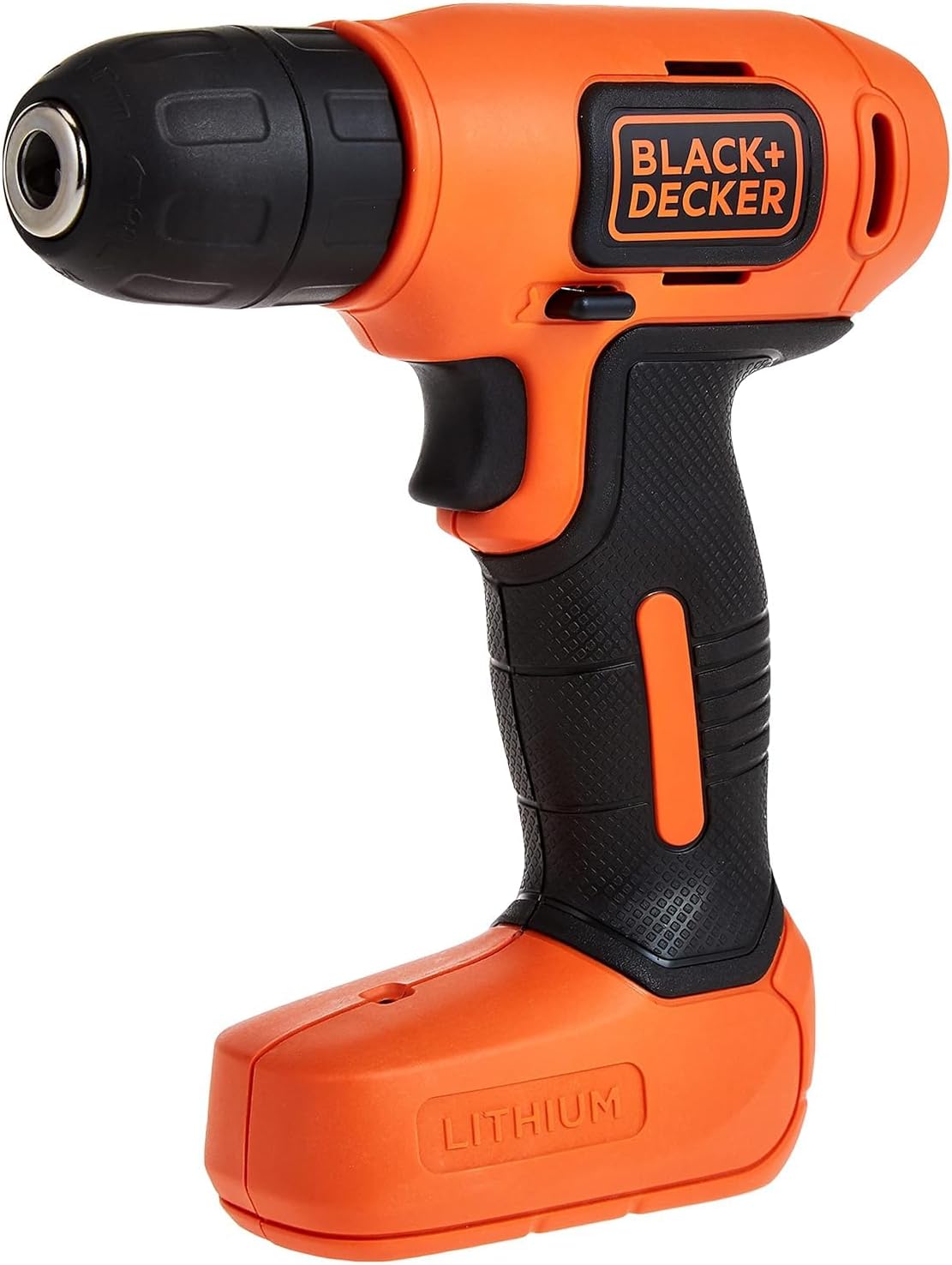 BLACK+DECKER 7.2V Li-Ion Cordless Electric Compact Drill Driver For Screwdriving & Fastening with 7 Pieces Screwdriver Bitset, Orange/Black - BDCD8MEA1-B5,