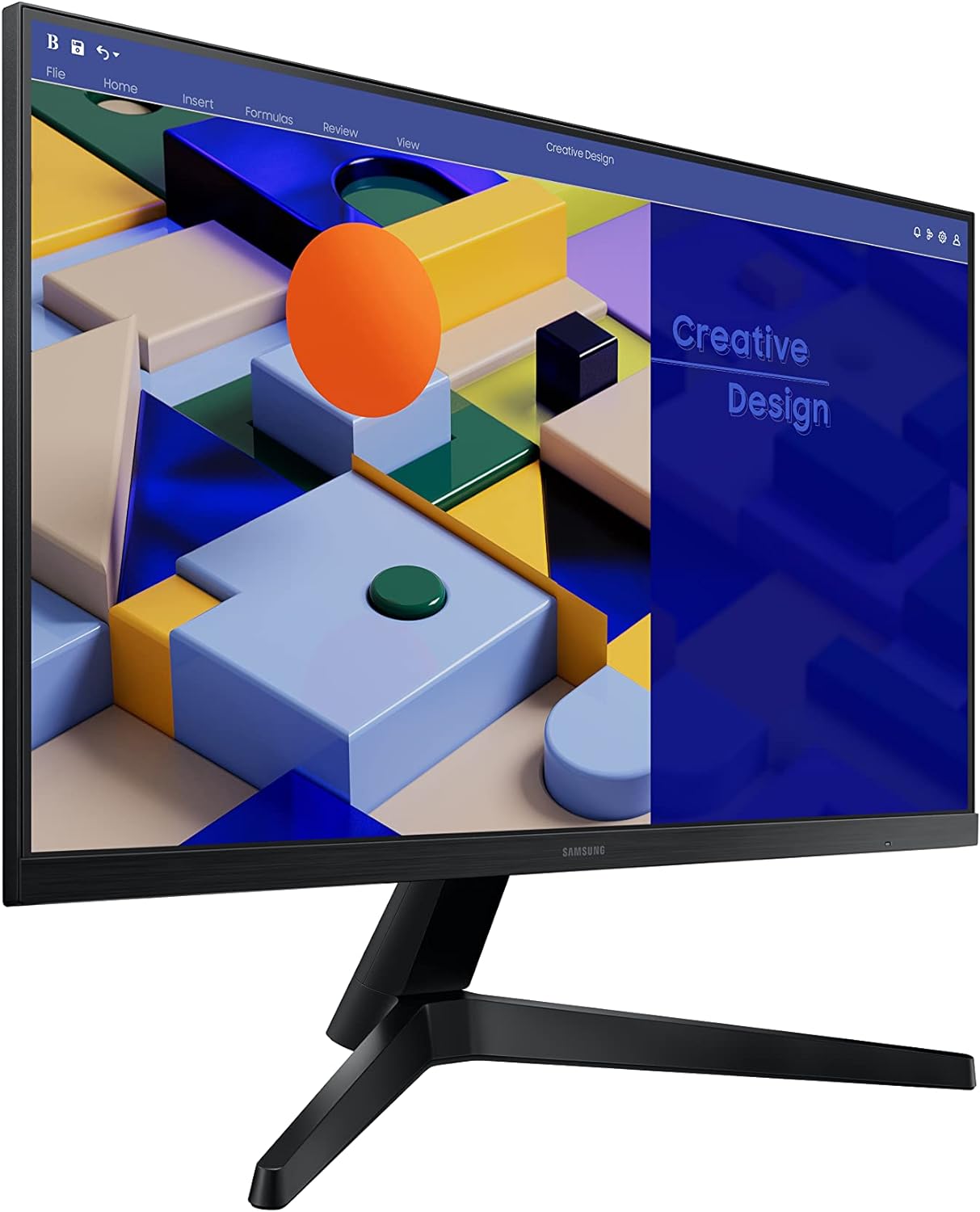 Samsung 27-Inch IPS Full HD 1080p 75Hz Borderless Monitor With HDMI, VGA - LS27C310