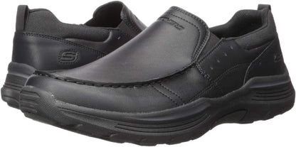 Skechers Expended -Seveno Leather Slip on Leather Slip on mens Moccasin