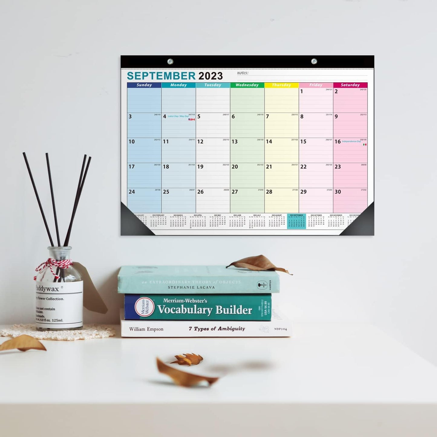 Wawasia Wall Calendar 2024-2025 Monthly Desk & Wall Calendar with Corner Protectors,18 Months, Thick Paper, To-do List and Notes (from Jan 2024 to Jun 2025)