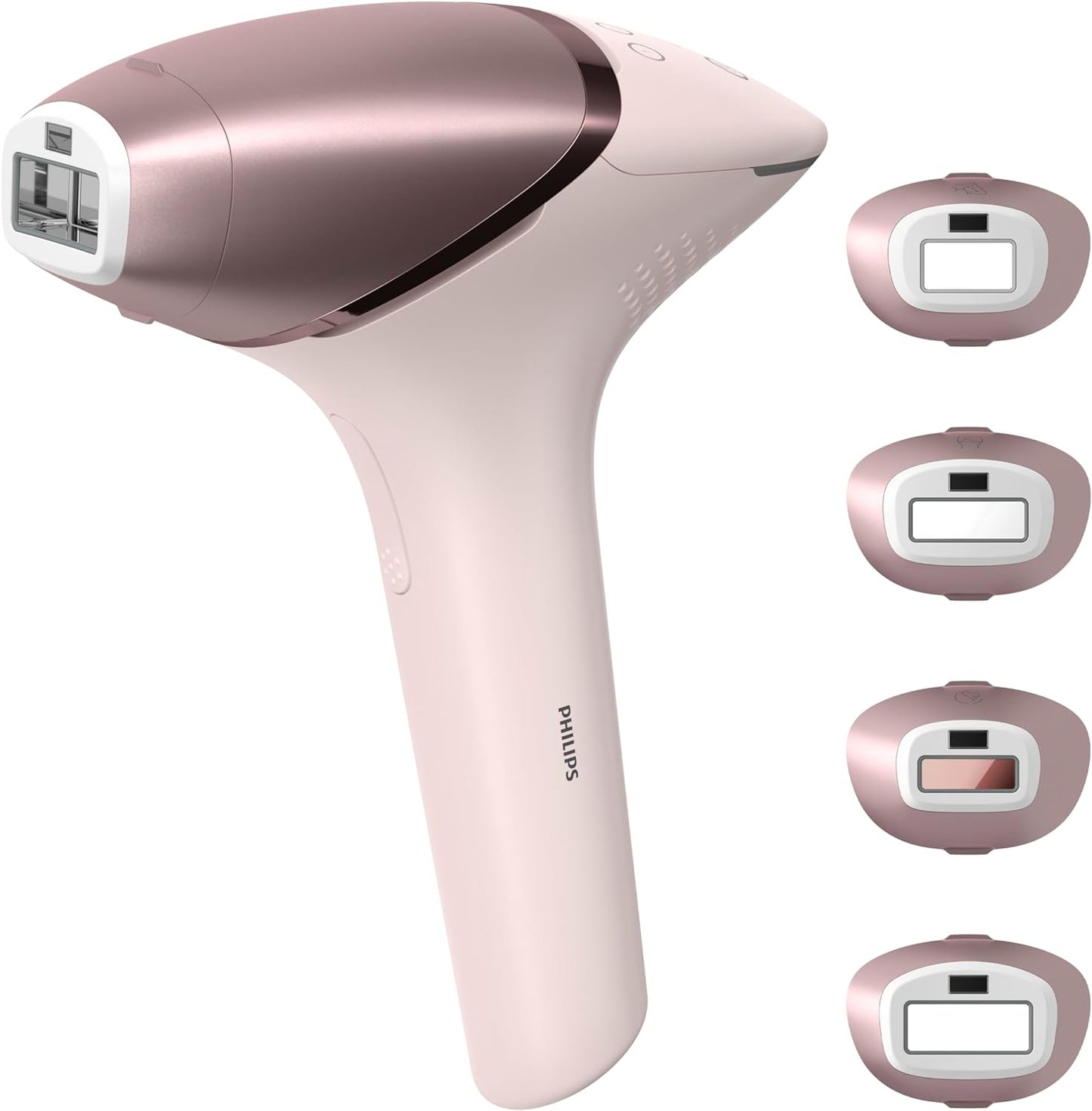 Philips Lumea IPL | Hair Removal | 9000 Series | SenseIQ Technology | 4 Attachments | Face, Body, Bikini, Underarm | Cordless Use | BRI958/60 | Rose Gold