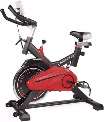 Max Strength Dynamic 30 Indoor Cycling Bike Spinning Bike Ultra Quiet Fitness Bike and Abdominal Trainer |Speed Bike with Low Noise Belt Drive System| Cardio Trainer