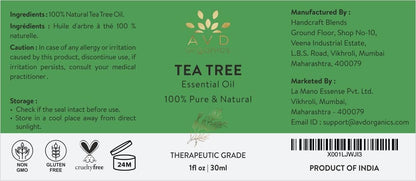 AVD Organics Sweet Orange Essential Oil 100ml - Pure, Natural, Cold Pressed & Undiluted -Use in Aromatherapy Diffusers for Mood Lifting - 3.38 fl. Oz