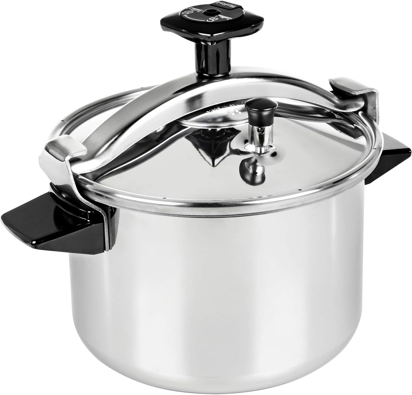 Tefal Stainless Steel Clipso Precision Pressure Cooker 10 Liter, Silver P4411562