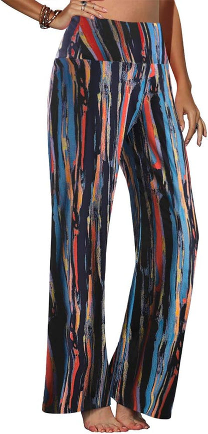 Arolina Women's Stretchy Wide Leg Palazzo Lounge Pants Casual Comfy High Waist Palazzo Pants