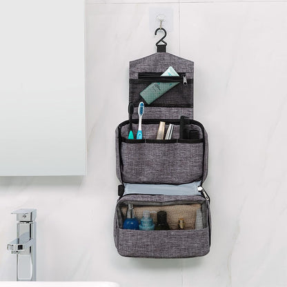 Toiletry Bag, Hanging Travel Toiletry Bag, Waterproof Large Capacity Cosmetic Travel Toiletry Organizer for Women Men, Makeup Organizer for Travel Accessories Kit, Bathroom Shower