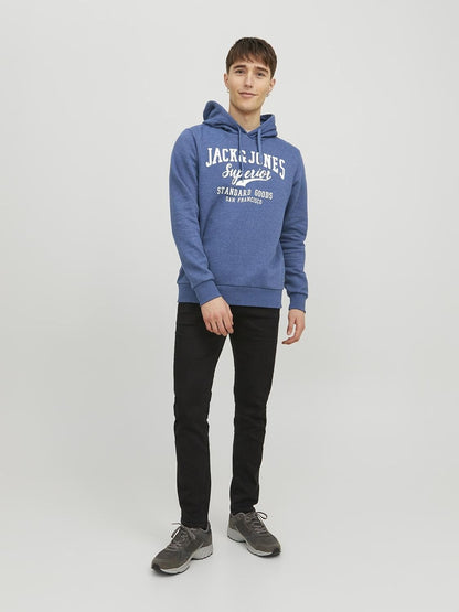 Jack & Jones mens LOGO SWEAT HOOD Sweatshirt