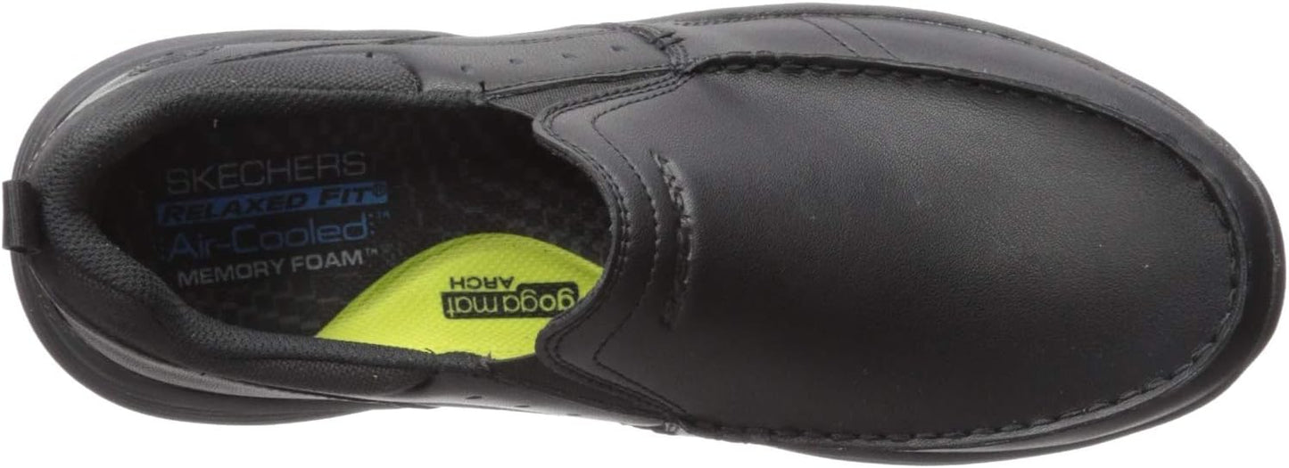 Skechers Expended -Seveno Leather Slip on Leather Slip on mens Moccasin