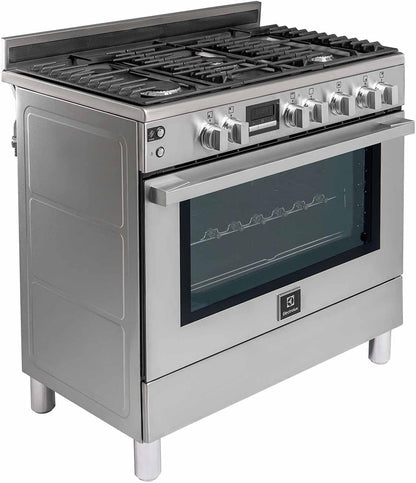 Electrolux 90Cm Ultimate Taste 500 Freestanding Cooker,Gas Hob,127L Oven,Full Safety,Kebab Maker, Ekg9241Z7X"Min 1 year manufacturer warranty"