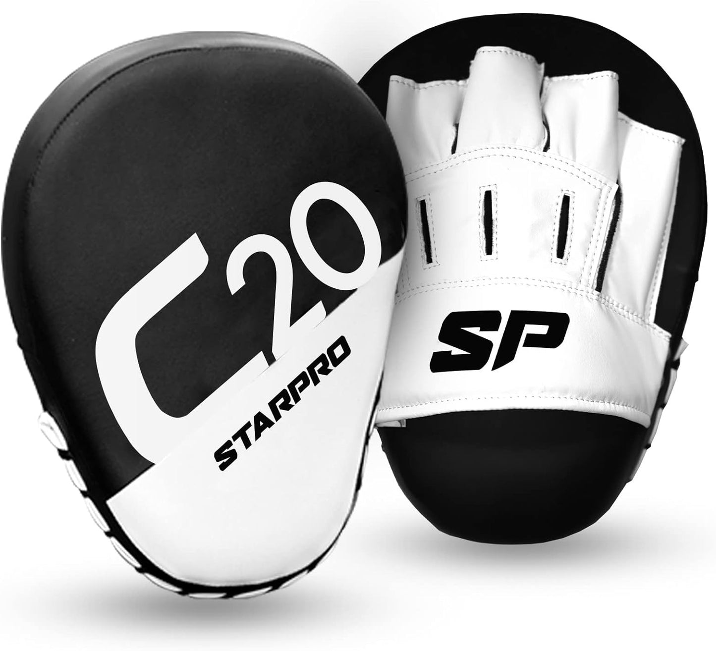 Starpro C20 Boxing Pads Boxing Pads Adult, Focus Pads, Boxing Mitts, Punching Pads, Sparring Pads, Boxing Pads Kids, Boxing Punch Mitts, Focus Mitts, Black