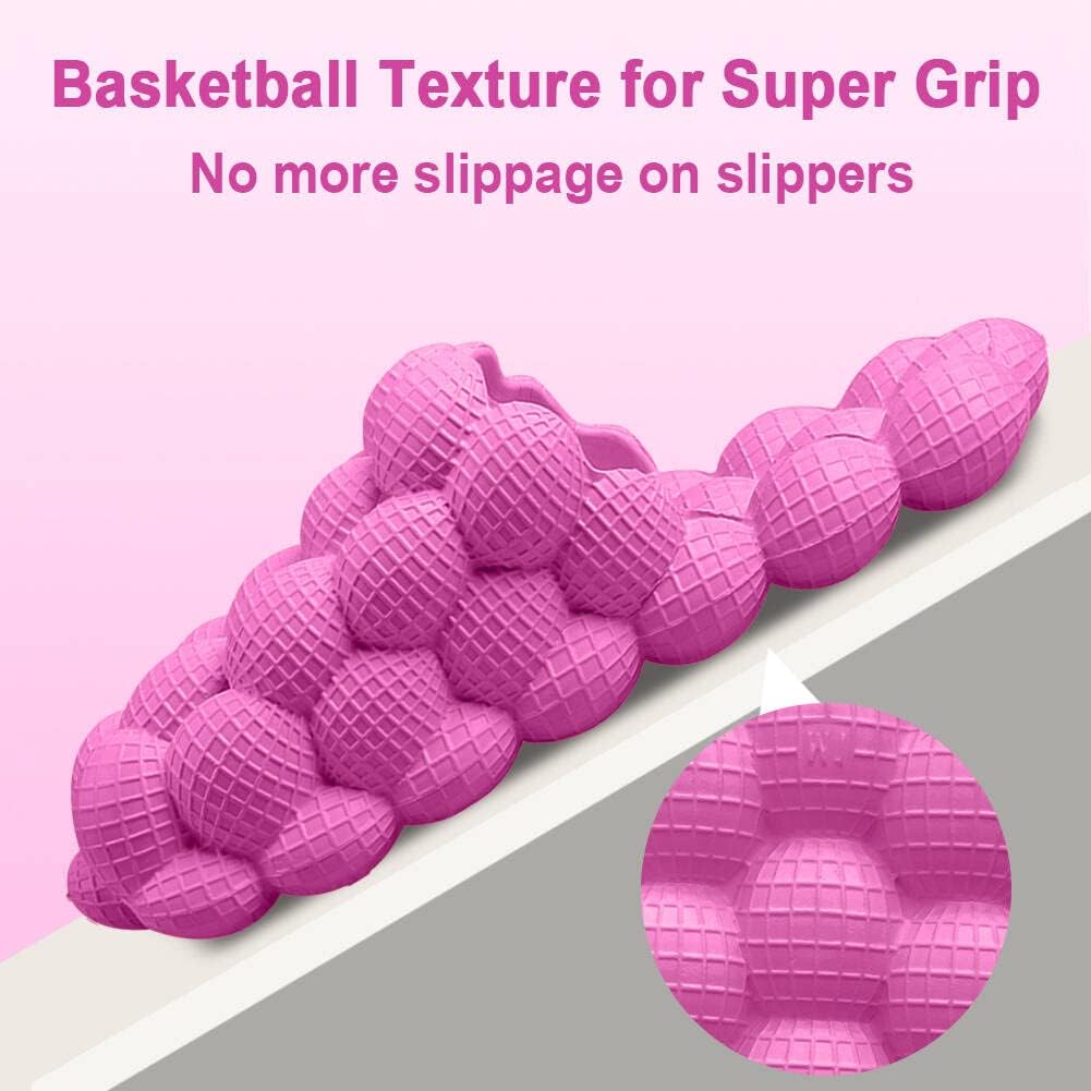 Massage Bubble Slides for Women Men, Non-slip Summer Bubble Slippers, Soft EVA Foam Golf Ball Slides, Cloud Cushion Thick Sole Spa Slides Slippers for Gym Shower Bedroom Home Sandals