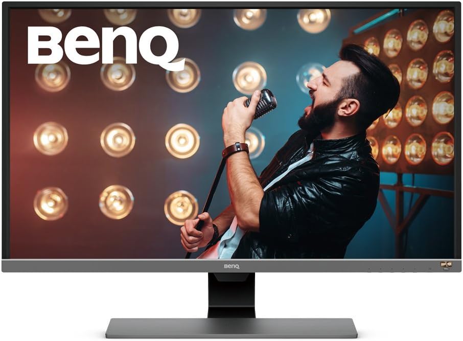 Benq Ew3270U 32 Inch 4K Uhd 3840 X 2160 Hdr Monitor Freesync Eye-Care, Anti-Glare Brightness Intelligence Plus Sensor Usb C, Dp, Hdmi Built-In Speakers, Metallic Grey, [Ew3270U] 31.5" / 4K Hdr / Usb-C