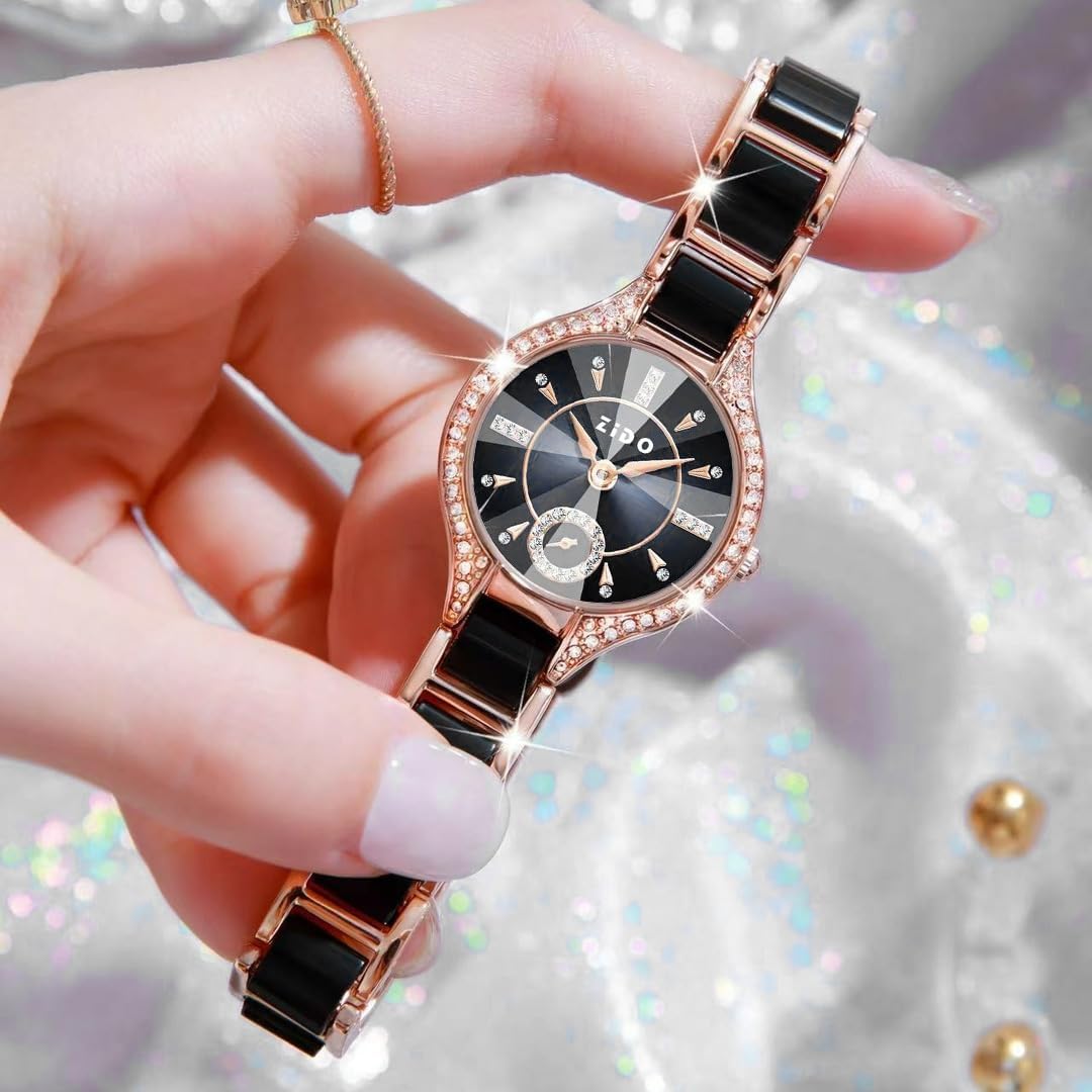 Luxury Womens Watch Gifts Rose Gold for Lady Female Elegant Wrist Watches