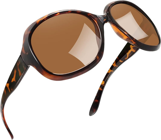 Joopin Oversized Polarized Sunglasses for Women, Ladies Vintage Thick Big Frame Sun Glasses Shades Polarized Lens