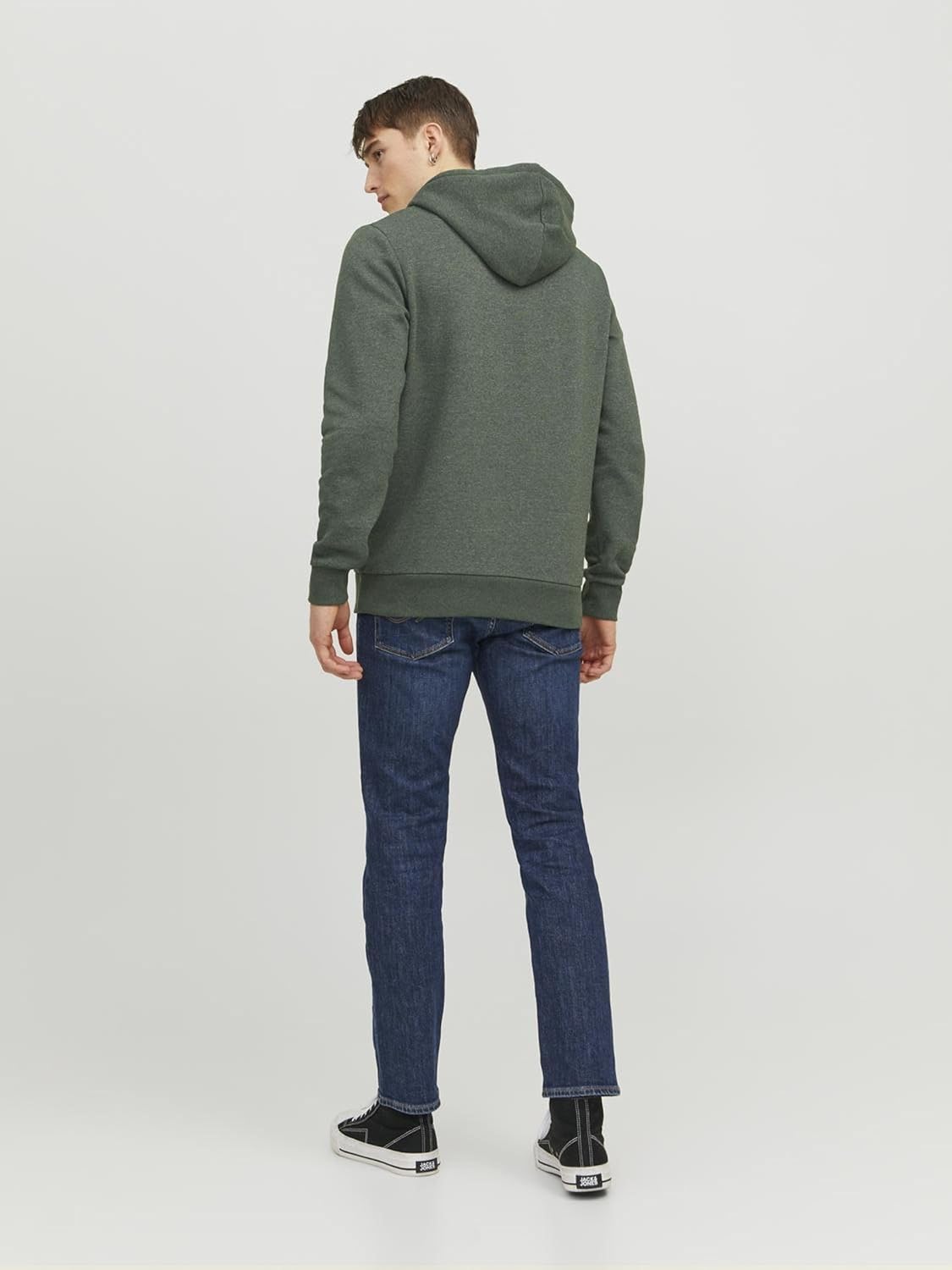 Jack & Jones mens LOGO SWEAT HOOD Sweatshirt