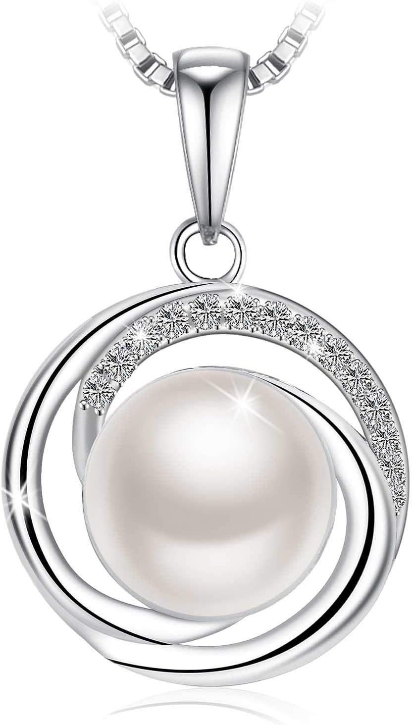 Swarovski Elements 925 Sterling Silver Pendent Necklace for Women Gift JRosee Jewelry