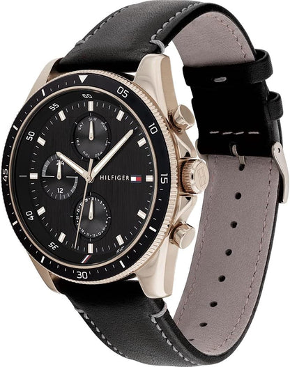 Tommy Hilfiger PAIGE DIAL LEATHER WATCH