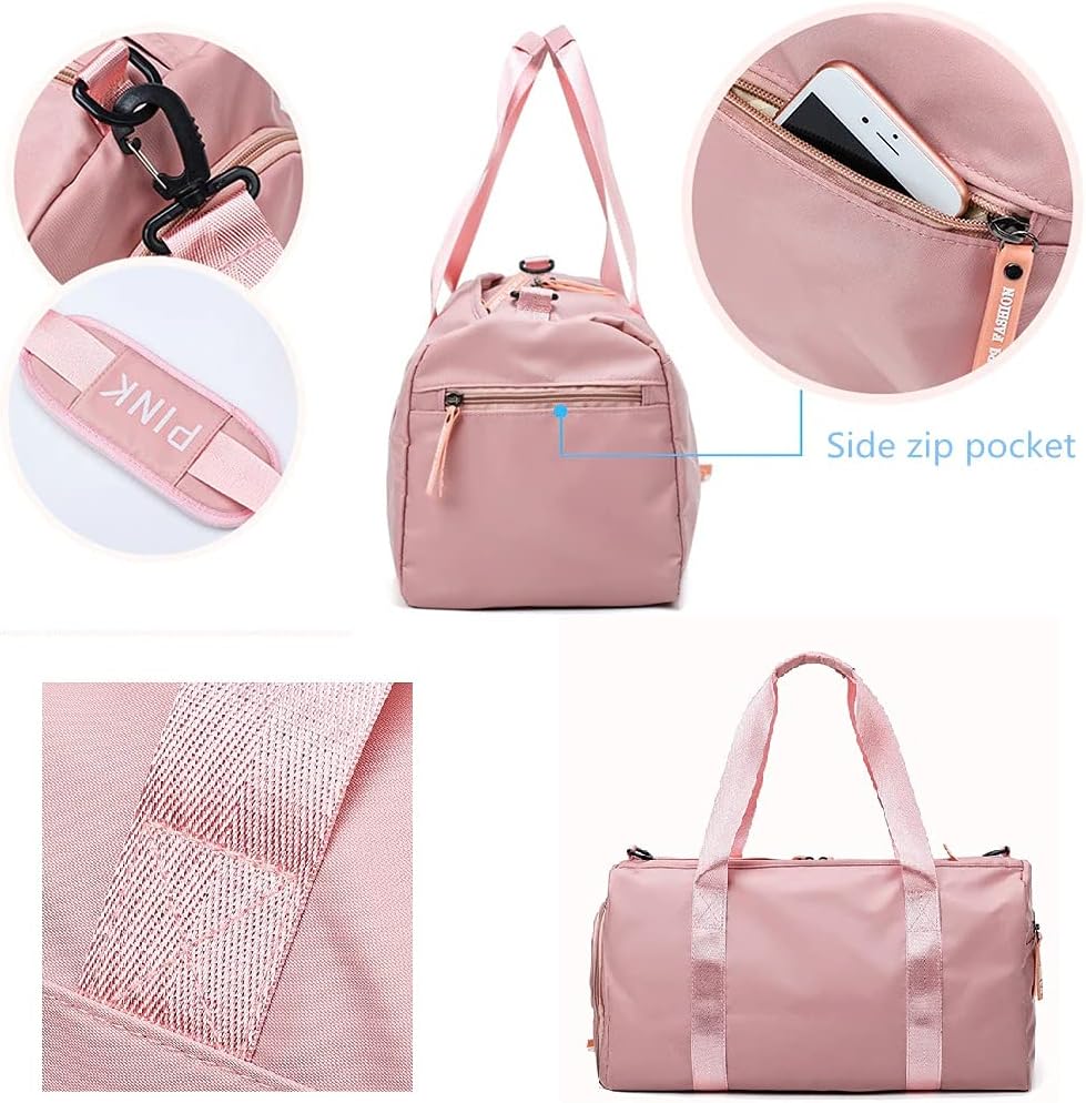 MXM Duffle Women Bags | Travel Sports PINK Handbag.