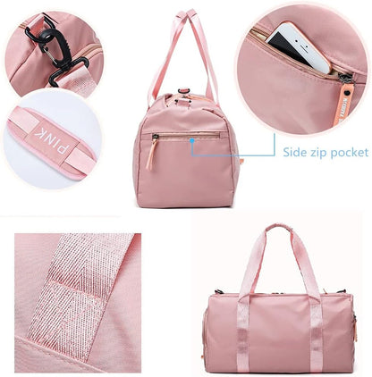 MXM Duffle Women Bags | Travel Sports PINK Handbag.