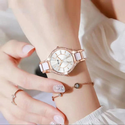 Luxury Womens Watch Gifts Rose Gold for Lady Female Elegant Wrist Watches