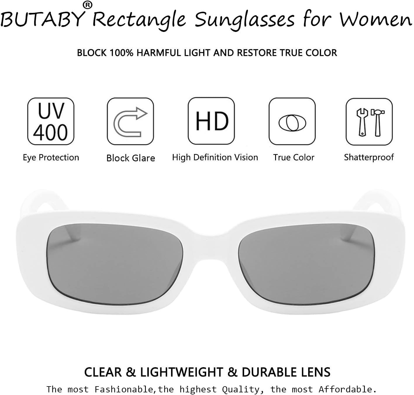 Retro Rectangle Sunglasses Women and Men Vintage Small Square Sun Glasses Protection Glasse, UV400 Protection Glasse, Vintage Driving Glasses 90’s Fashion Narrow Square Frame