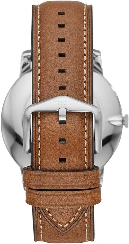 Fossil Men's Quartz Watch, Analog Display and Leather Strap