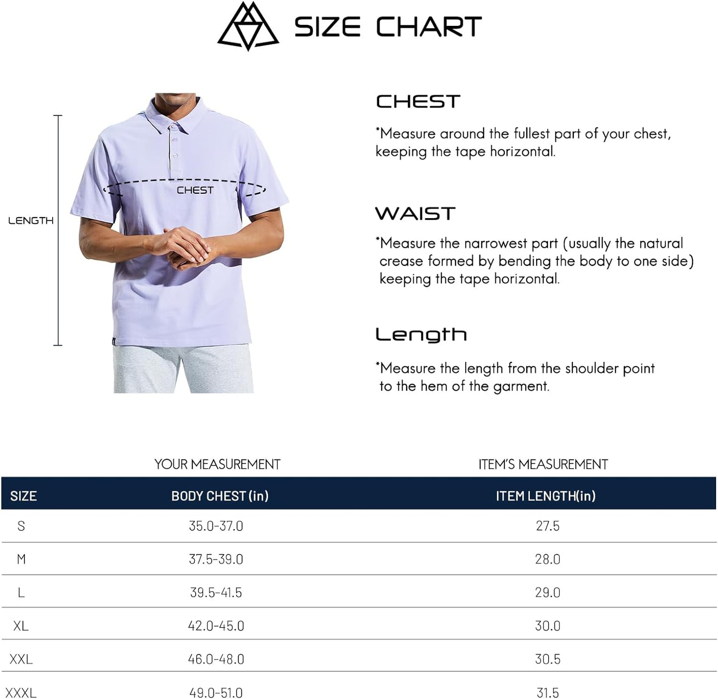 Haimont Men's Polo Shirt Cotton Golf T-Shirts Long and Short Sleeve Collared Shirts for Uniform, Casual, Business, Work