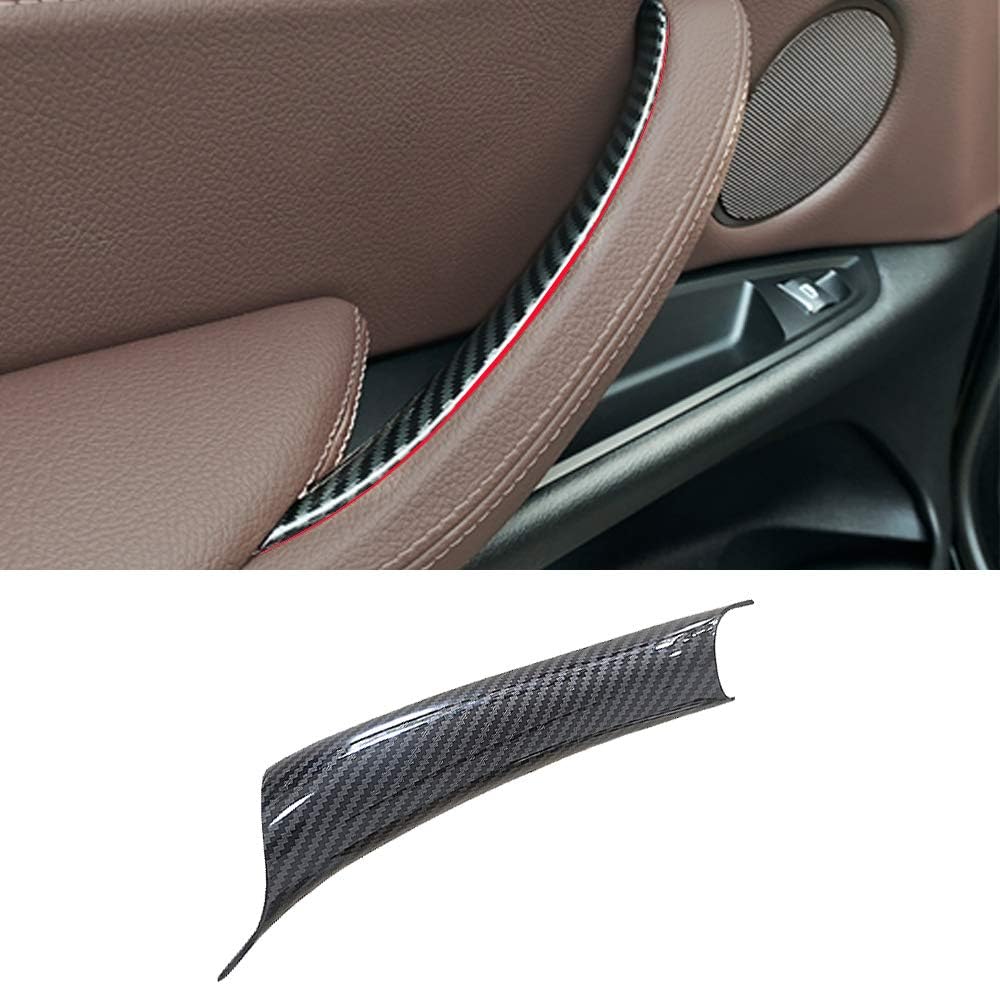 Jaronx Compatible with BMW X5 X6 Door Pull Handle, 3PCS Door Handle Replacement Fit for BMW X5 F15 F85 2014-2018/X6 F16 F86 2015-2018, Left and Right Side Door Armrest Replacement Interior Door Handle